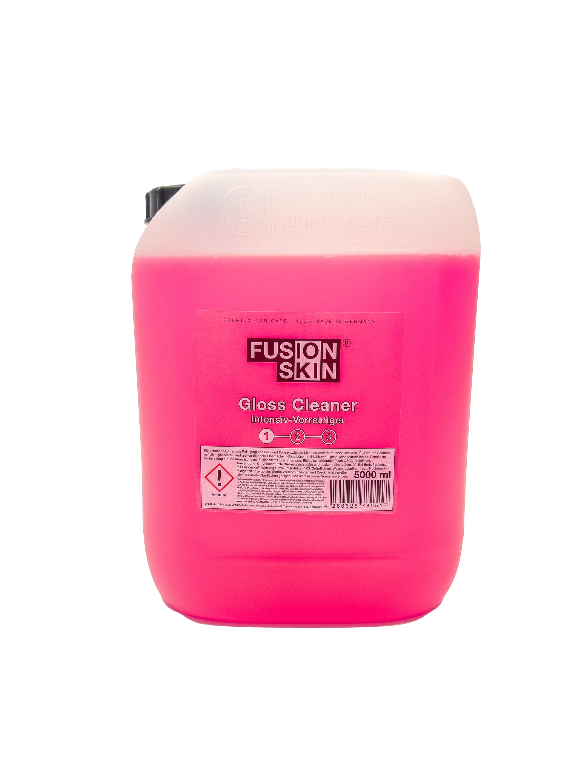 5 Liter Fusionskin Gloss Cleaner för bilen